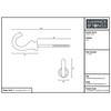Hammer and Tongs - Screw Hook - W20mm x H35mm
