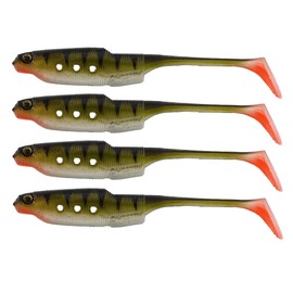 Westin Hollow Teez ST 12 cm 4 Rubber Fish with Paddle Tail for Pike Zander Perch Fishing Lure Pike Bait Bass Bait Zander Bait Fish