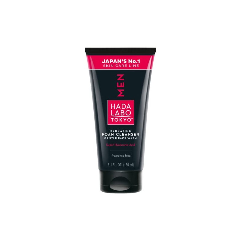 Hada Labo Tokyo Men Face Wash - Cream Cleansing Foam