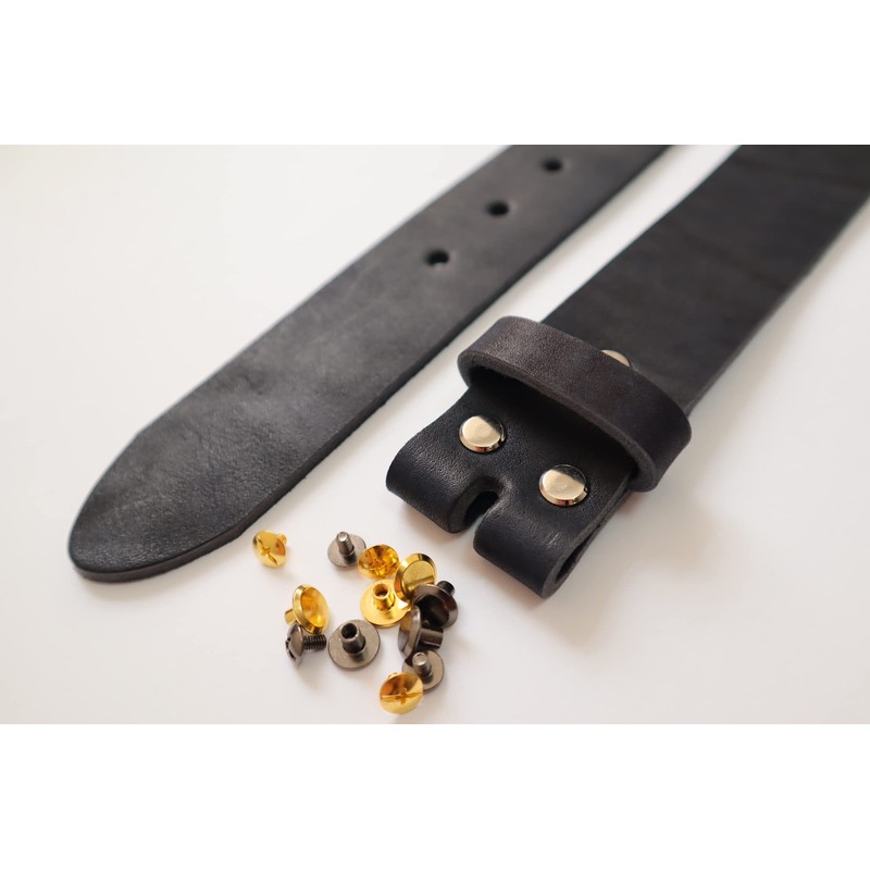 Cinturón de piel de vacuno de 1.5 pulgadas para hombre,