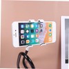 DOITOOL Gooseneck Phone Holder with Adjustable Clip Base Flexible Long