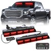 XRIDONSEN 2x 17 inch Red Emergency Lights Bar 40 LED