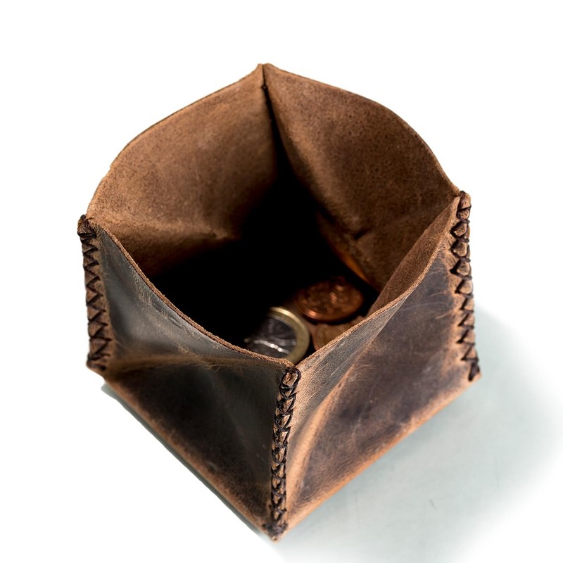 hecho. Coin Bag, Dark wood, Casual