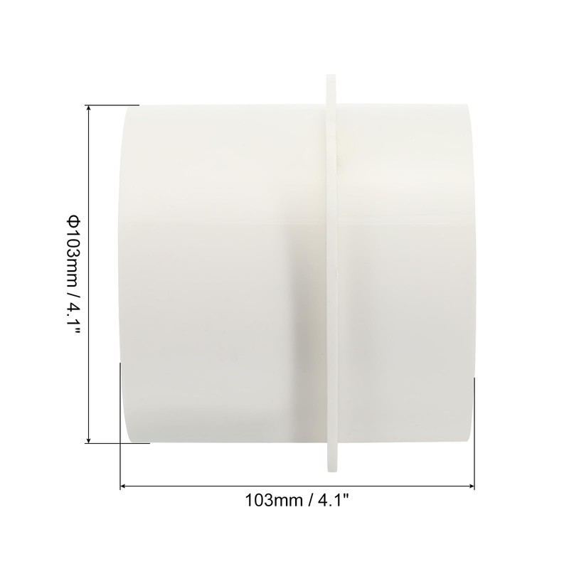 PATIKIL 4 Inch Backdraft Damper, PVC Ducting Hose Airflow Insert