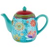 Certified International 22457 Tunisian Sunset Teapot, 40-Ounce, Multicolor