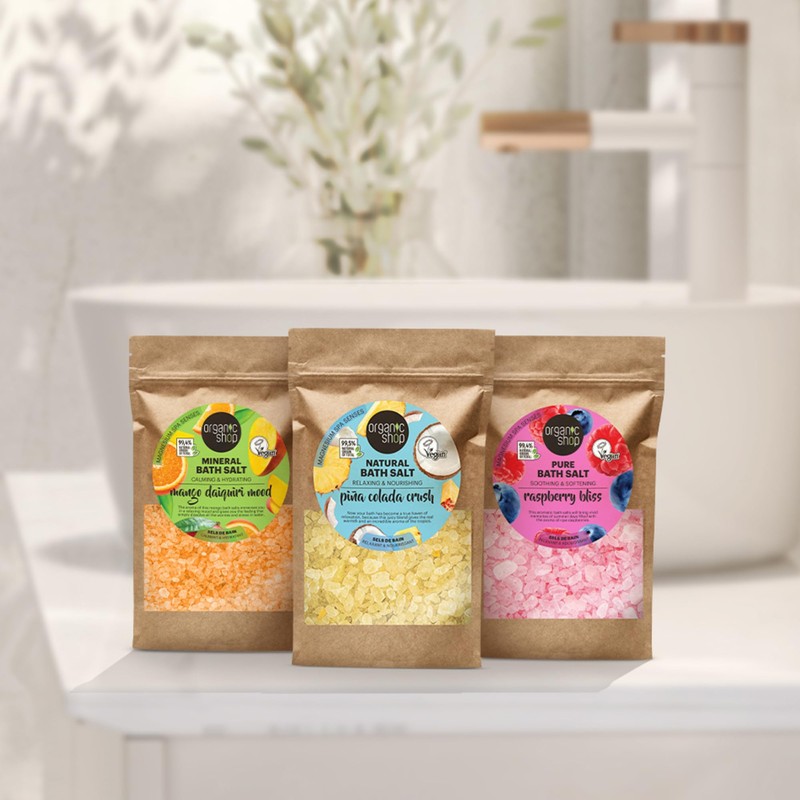 Organic Shop Pina Colada Crush Relaxing & Nourishing Natural Bath