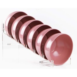 Calypso Basics 100% Melamine Cereal Bowls Set of 6,16 oz, BPA Free, Break-Resistant, Dishwasher Safe, Lightweight Plastic Bowls for Cereal, Soup, Ice Cream, Picnics, Pink by Reston Lloyd