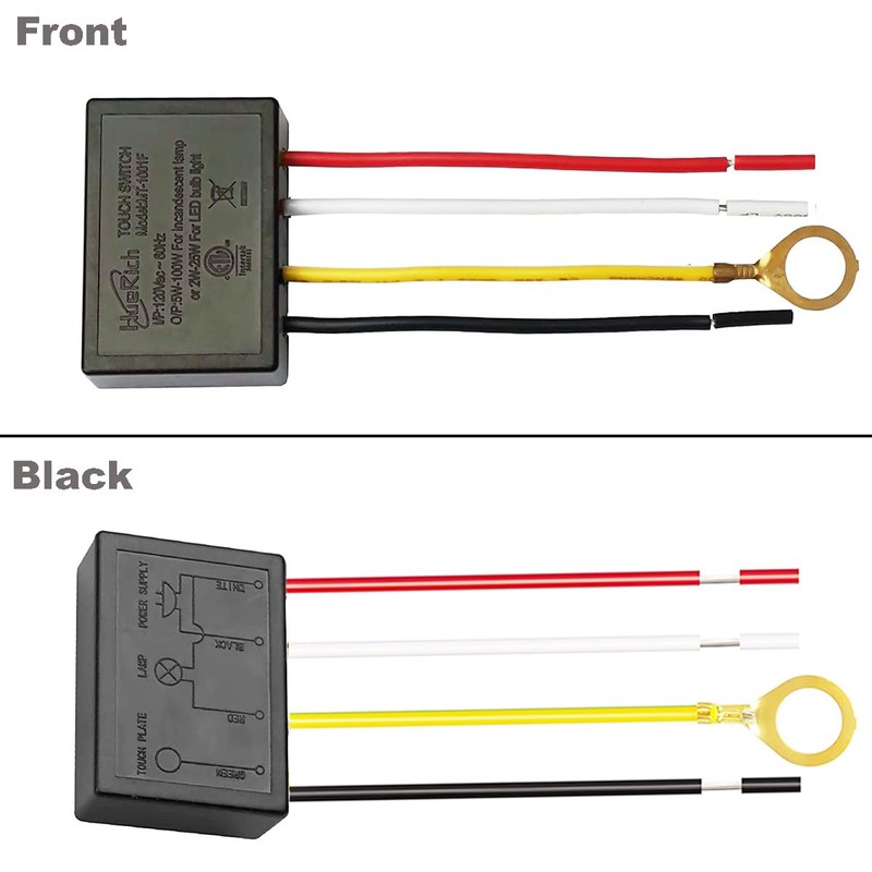 Youmile 4 pcs 3-Way Touch Dimmer Switch Desk Lamp Sensor
