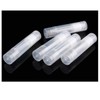 JZK 50 x Transparent Clear Plastic Lip Balm Empty Container
