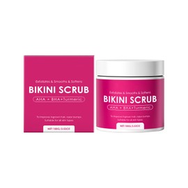 Bikini Area Body Scrub - Exfoliator with AHA, BHA & Turmeric