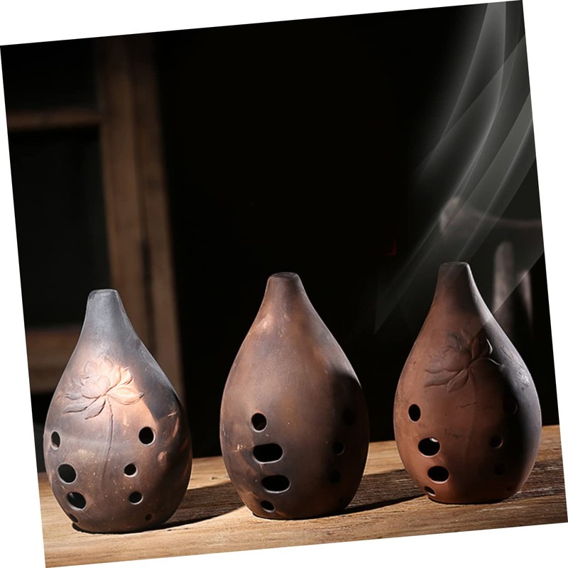 Levemolo Xun 10 Holes Ceramic Ocarina Unique Ancient Chinese Instrument