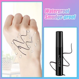LANKIZ Magnetic Eyeliner+Eyelash Glue Clear 2 Tubes 5ml, Magnetic Lash Liner, Liquid Eyeliner for Magnetic Eyelash, Natural Looking, Waterproof (5ml0.17us.fl.oz) Black+Clear