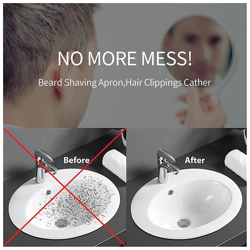 Yomitek Beard Apron Cape for Men Shaving and Trimming with