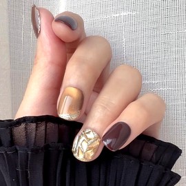 Handmade Press On Nails impress Fake Nails Coffin 3D Cat Eye Glossy Leopard cheetah Tortoise shell Manicure False Nails press ons Nail Artificial Nails for women