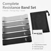 Resistance Bands Set, 5 Mini Loop Exercise Bands with X-Light