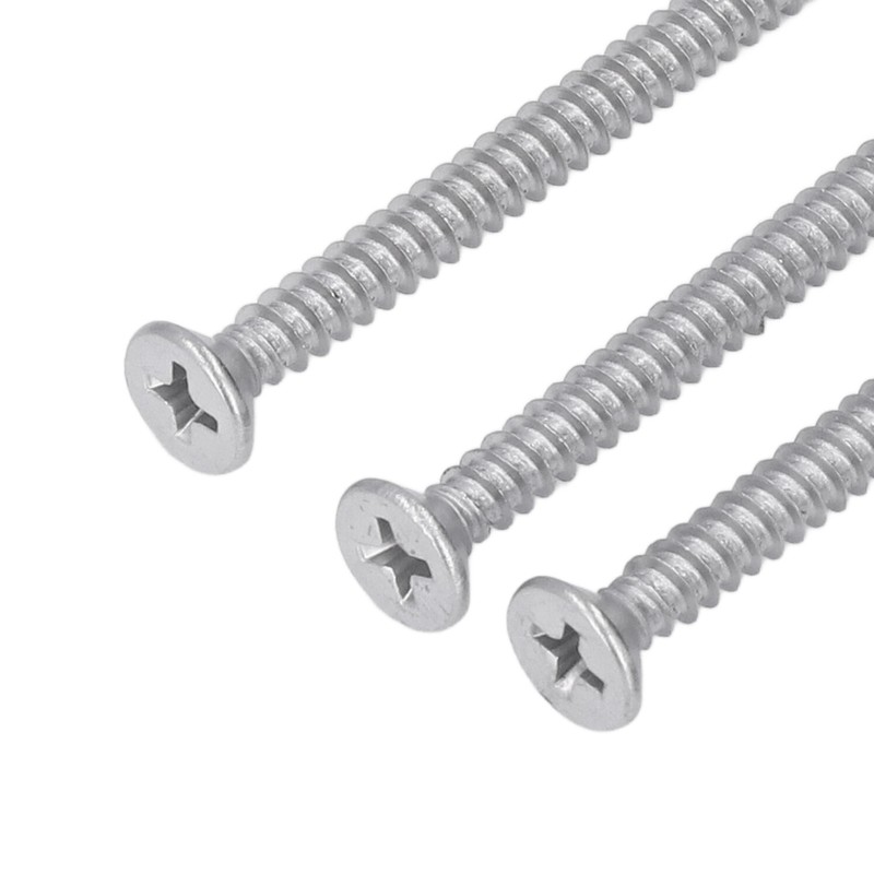 200Pcs Self Drilling Screw Cross Countersunk Head 410 Stainless Steel