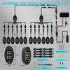 12Pods All Pure White LED Rock Lights Full Kit Plug