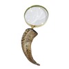 Nautical Solid Brass Handcraft Magnifying Glass with Buffalo Horn Handle