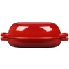 EDGING CASTING Enameled Cast Iron Oval Dutch Oven Pot with