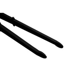 Seki - Pinza de patatas fritas, 7.3 pulgadas, mini pinza de comida para aperitivos, puntas dentadas de plástico negro para dulces de patatas fritas, galletas y nueces palomitas de maíz