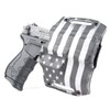 USA Black & White OWB Holster (Left-Hand, for Glock 43X)