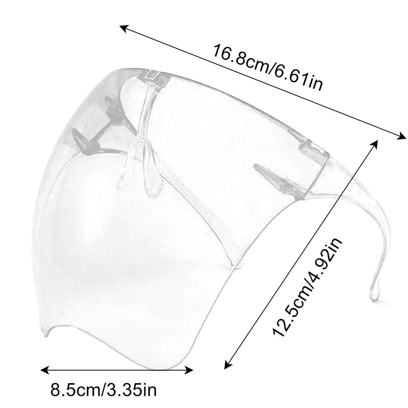 Full Face Shield | Protective Face Dust Cover for Adults,Lightweight