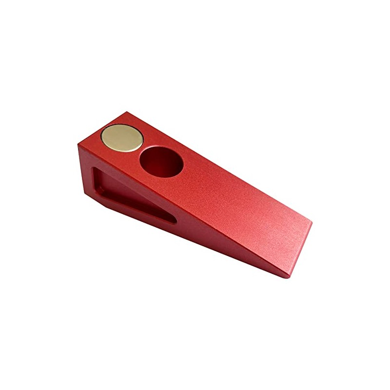 BZBMGMO Aluminum Firefighter Wedge With Magnetic Unit Red