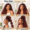 XSASLYET Marley Twist Braiding Hair, Cuban Twist, 18 In,8 Packs,T1B/350