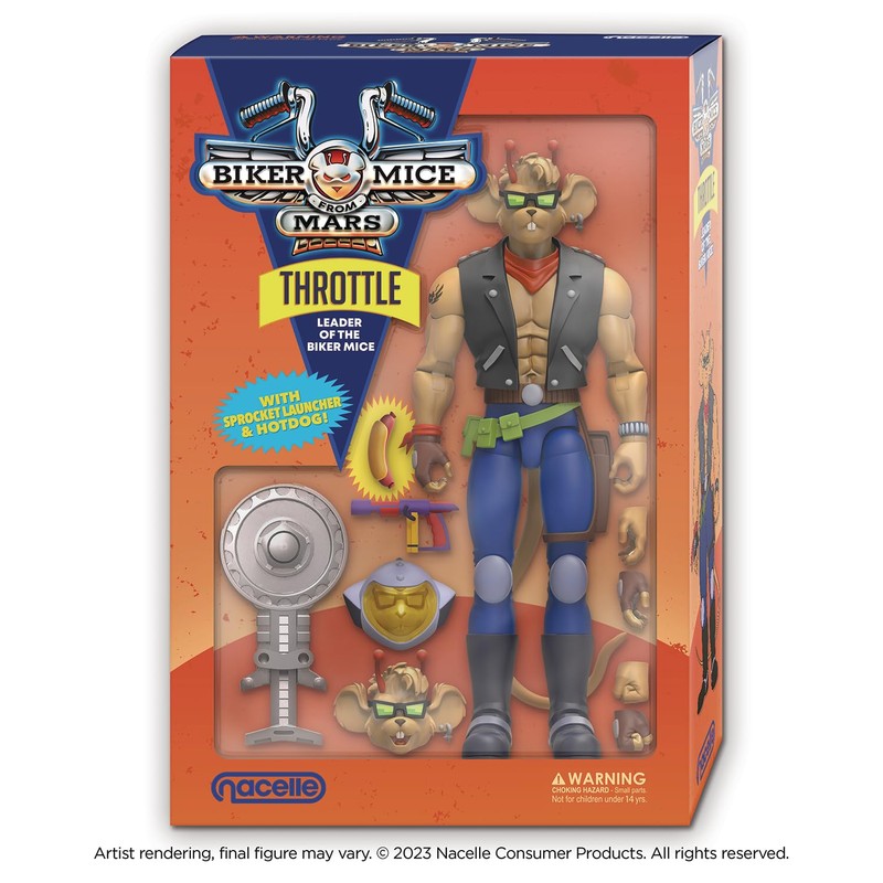 Biker Mice from Mars: Throttle Action Figure