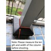 sourcing map Post Skirt, 4pcs 100x100mm/3.94x3.94" Plastic Split Style Post