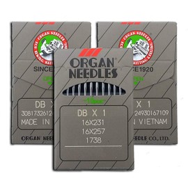 30 ORGAN DBx1 INDUSTRIAL SEWING MACHINE NEEDLES 16X231 16X257 FOR JUKI BROTHER (16)