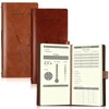 Eaasty 2 Pcs Leather Hunting Log Book Elk Hunting Journal
