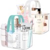 FODIENS 2 Pack Plastic Shower Caddy Basket, Portable Shower Caddy