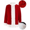 Earado Christmas Green Big Monster Santa Costume for Men 7