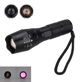 Infrared Flashlight, 850nm IR Lighting Flashlight, Zoomable IR LED Flashlight, Infrared Light Torch, Night Vision, Hunting (Infrared is not visible)
