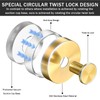 4 Pack Suction Cup Hooks for Shower, Removable Metal Hooks