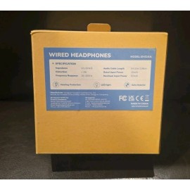 Bywulanda Kids Headphones w/ LED Lights – USB Type-C Wired – Pink – School