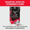 Bullfix Radiator Fixing Kit - Heavy Duty Plasterboard Fixings for