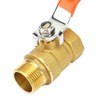Ball Valve,DN20 3/4 inch Thread Male and Female Brass Pipe