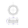 Mcalpine CARD-27 1.5" x 1.25" Trap Inlet Reducer - T16