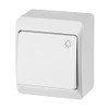 Surface-Mounted Light Switch IP44 Waterproof Outdoor White