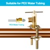 Self Piercing Saddle Valve - 1/4" Compression Outlet Brass Needle