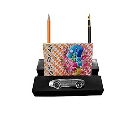 classic German sports car 550 Spider ref184 BLACK desk office tidy stores business cards pens pencil holder paper weight