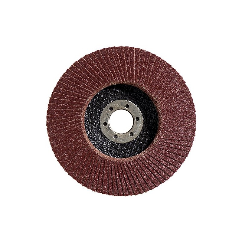 Bosch 2608603719 K120 Flap Disc for Metal, 0 V, Black/Red,