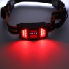 USB Rechargeable LED Headlamp Waterproof Outdoor Red Light Warning Head