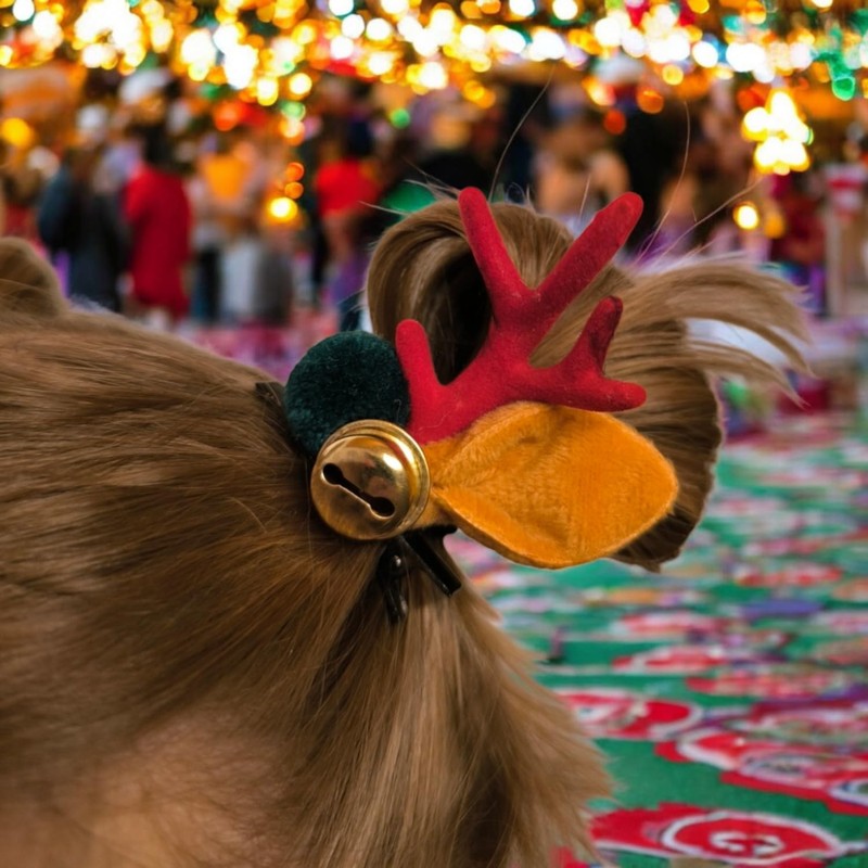 Reindeer Hair Clips - Christmas Hair Clip in Random Version