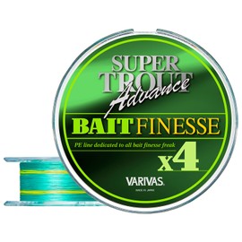 Barivas Super Trout Advanced Bait Finesse PEX4 328.4 ft (100 m), No. 0.5, Light Green + Light Yellow