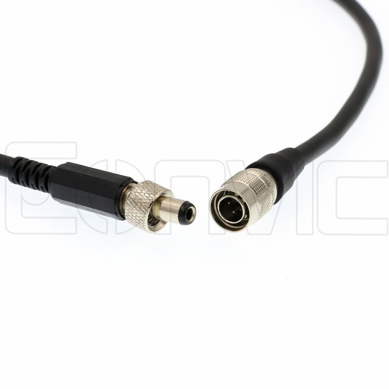Eonvic Locked DC to Male 4pin Hirose Power Cable for