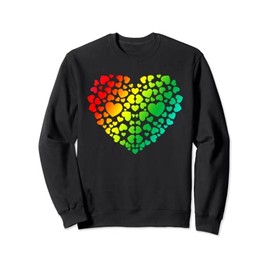 Heart Shape Love Elegant Colorful Heart Sweatshirt
