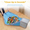 SAM AND MABEL Toy Storage Organizer with Play Mat –